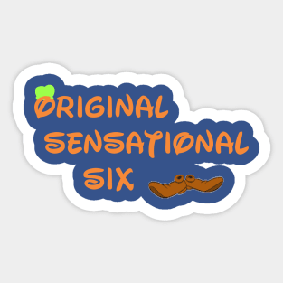 Original Sensational Six Goofy Sticker